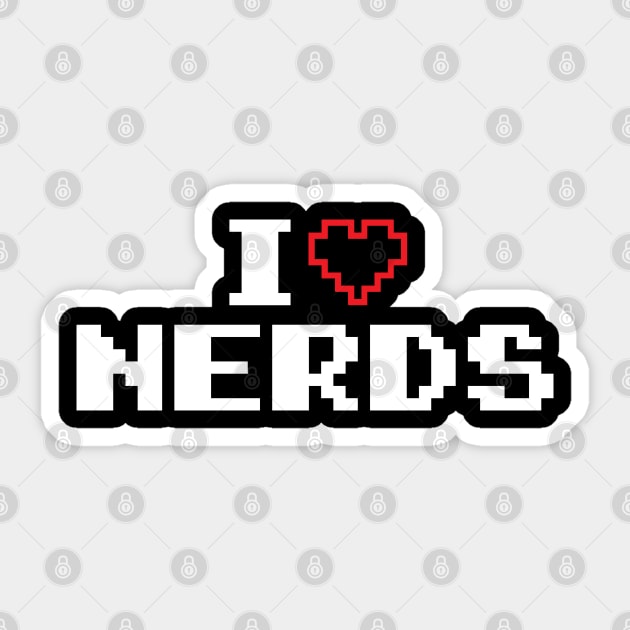 I Love Nerds v5 Sticker by Emma